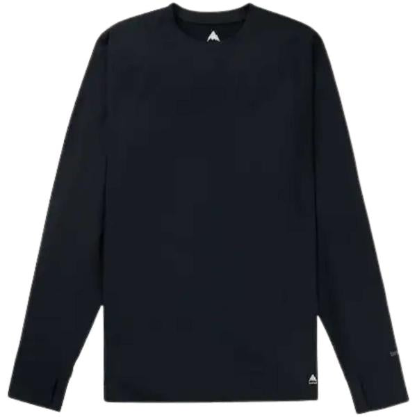 BURTON MIDWEIGHT BASE LAYER CREWNECK TRUE BLACK MAGLIA TERMICA