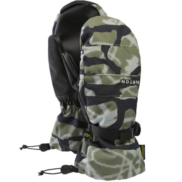 BURTON PROFILE MITTENS GRAFFITI CAMO MOFFOLE SNOWBOARD