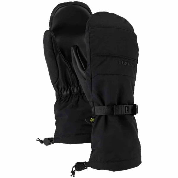 BURTON PROFILE MITTENS TRUE BLACK MOFFOLE SNOWBOARD