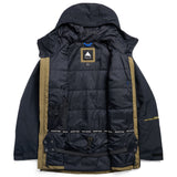 BURTON RESERVE 2L INSULATED JACKET TRUE BLACK/DRIED MOSS