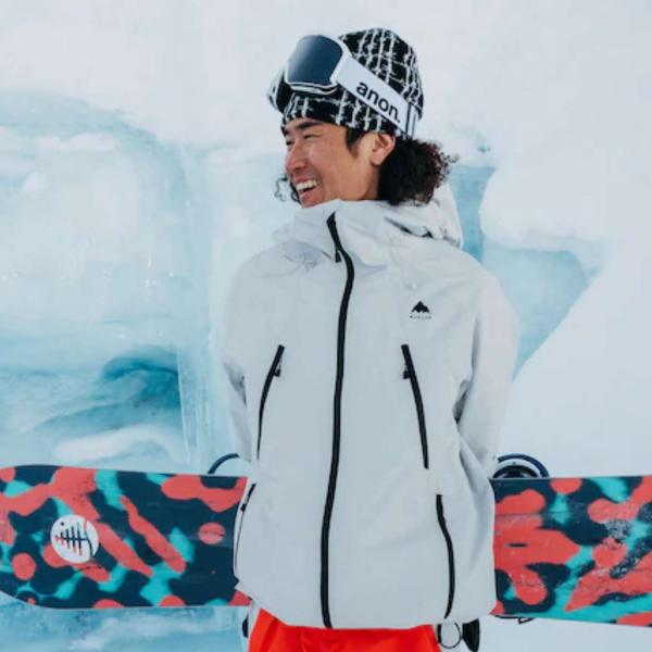 BURTON RESERVE GORE-TEX 2L JACKET GRAY CLOUD GIACCA SNOWBOARD