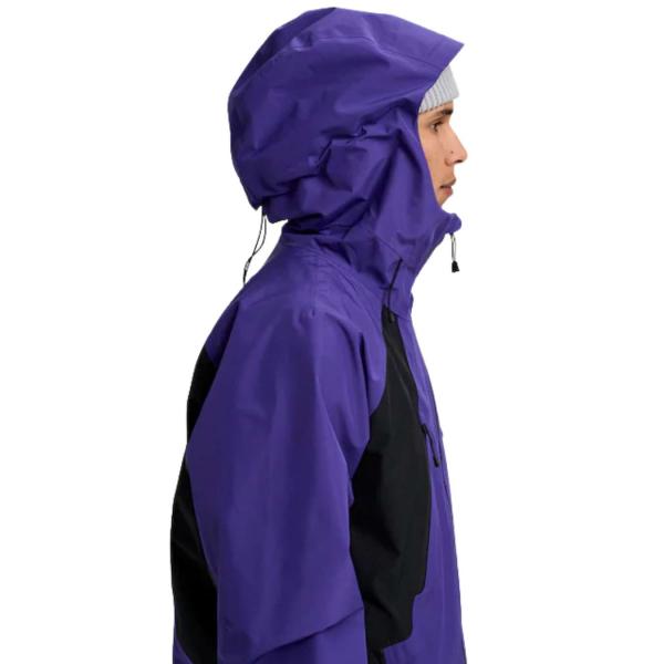 BURTON RESERVE GORE-TEX 2L JACKET PRISM VIOLET/ TRUE BLACK GIACCA SNOWBOARD
