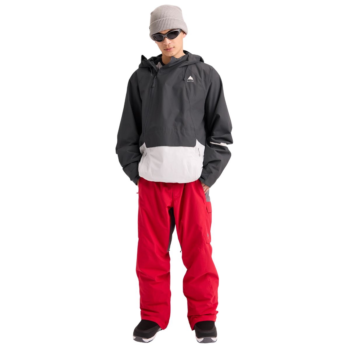 BURTON RESERVE 2L RELAXED ANORAK GOTHAM GRAY/GRAY CLOUD GIACCA SNOWBOARD