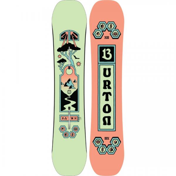 BURTON SMALLS MINT CORAL TAVOLA SNOWBOARD BAMBINO