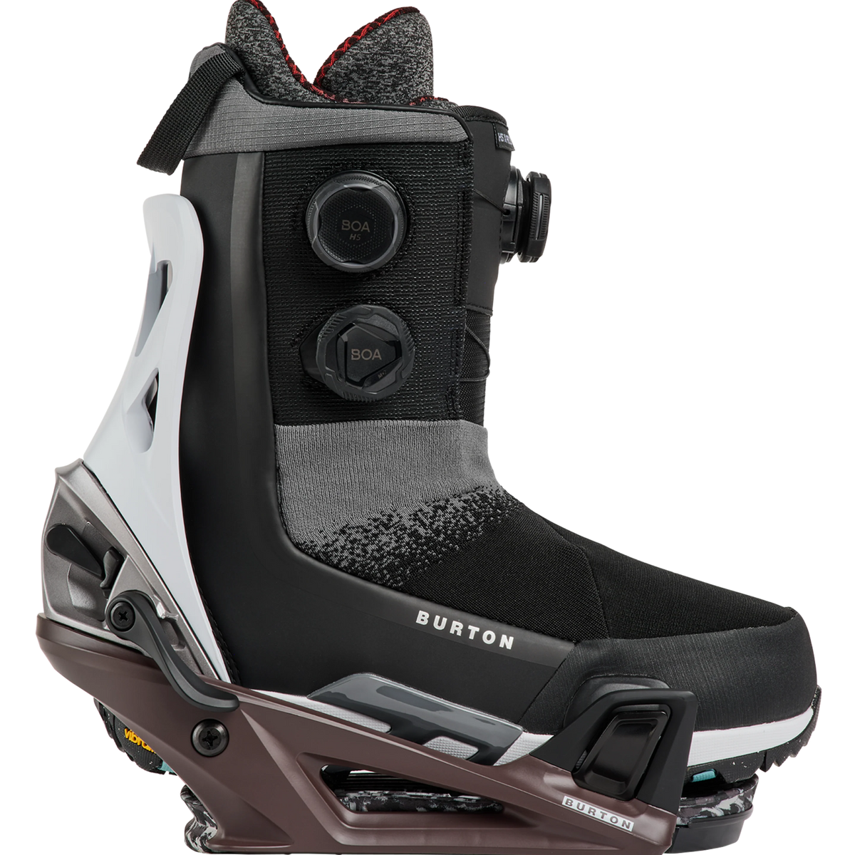BURTON STEP ON BEAR HUG BROWN ATTACCHI SNOWBOARD