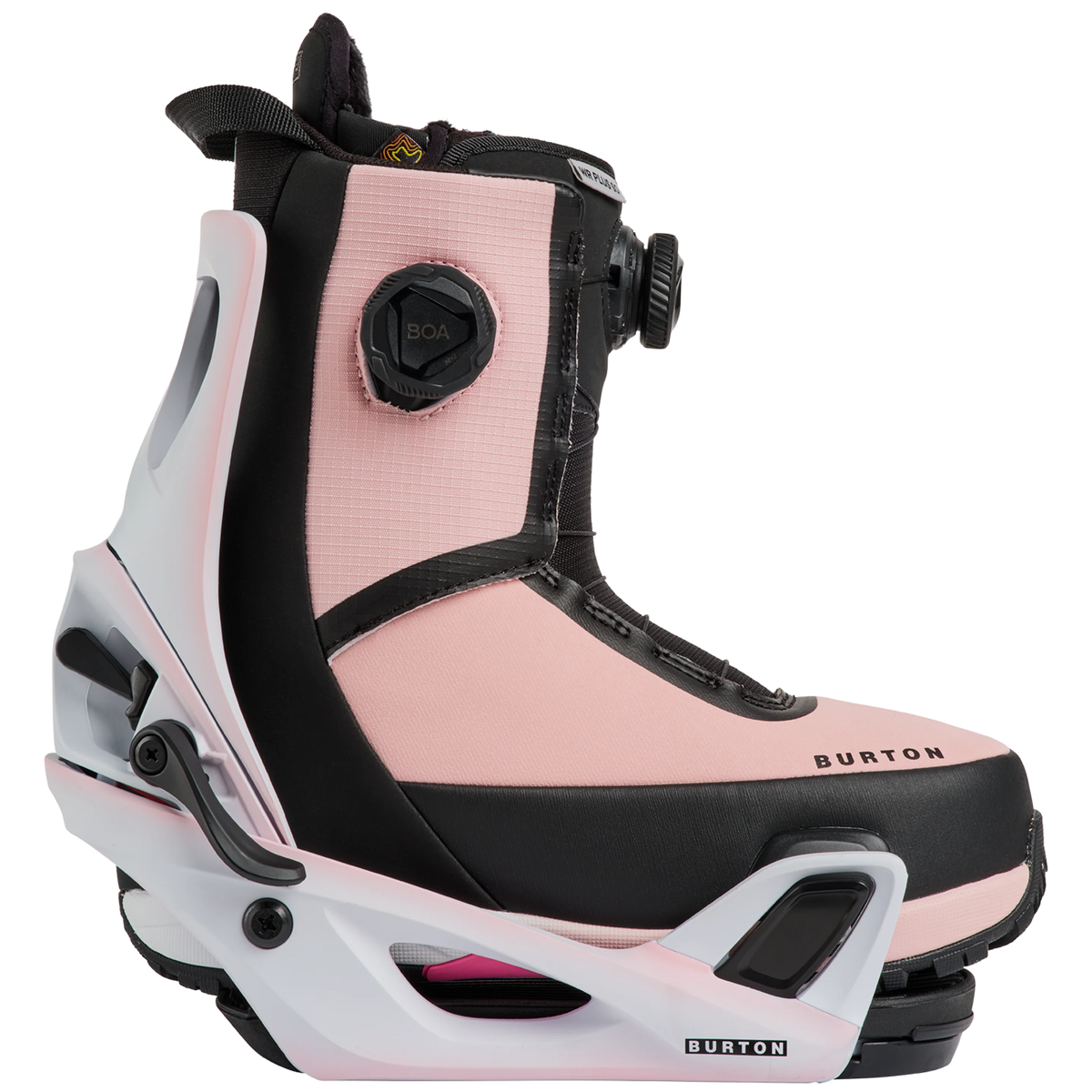 BURTON STEP ON PINK OUTLINE ATTACCHI SNOWBOARD DONNA