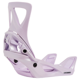 BURTON STEP ON MOONDUST PURPLE ATTACCHI SNOWBOARD DONNA