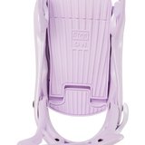 BURTON STEP ON MOONDUST PURPLE ATTACCHI SNOWBOARD DONNA