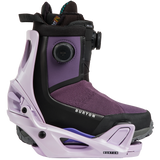 BURTON STEP ON MOONDUST PURPLE ATTACCHI SNOWBOARD DONNA