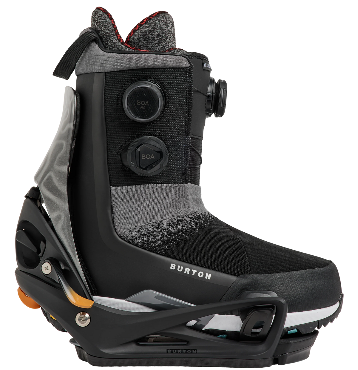 BURTON STEP ON X BLACK ATTACCHI SNOWBOARD