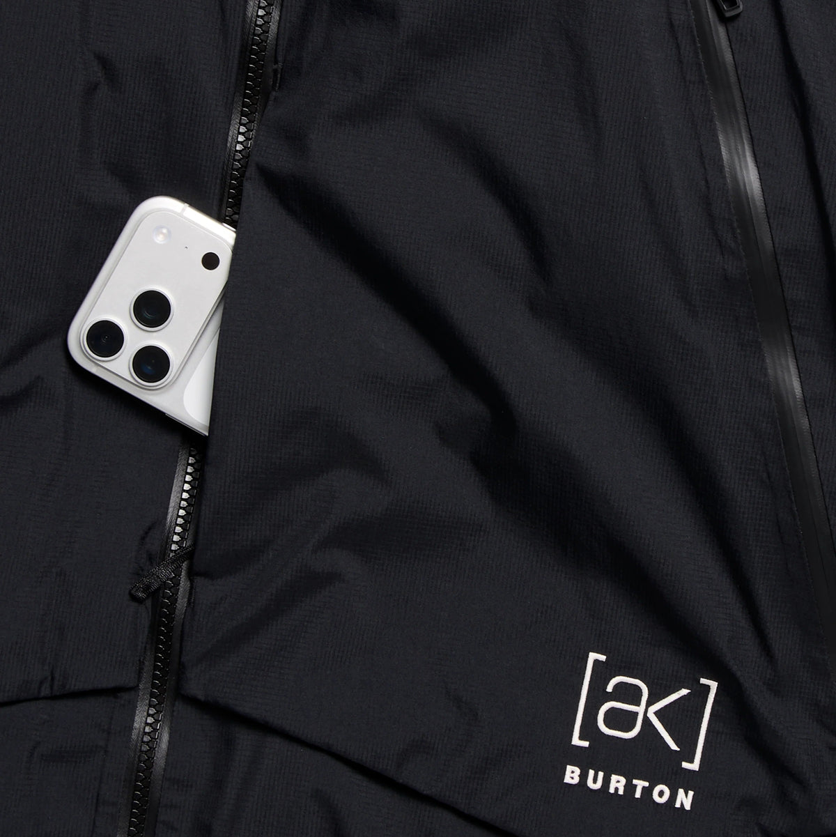 BURTON MEN'S [AK] SWASH DOWN INSULATED GORE-TEX 2L JACKET TRUE BLACK