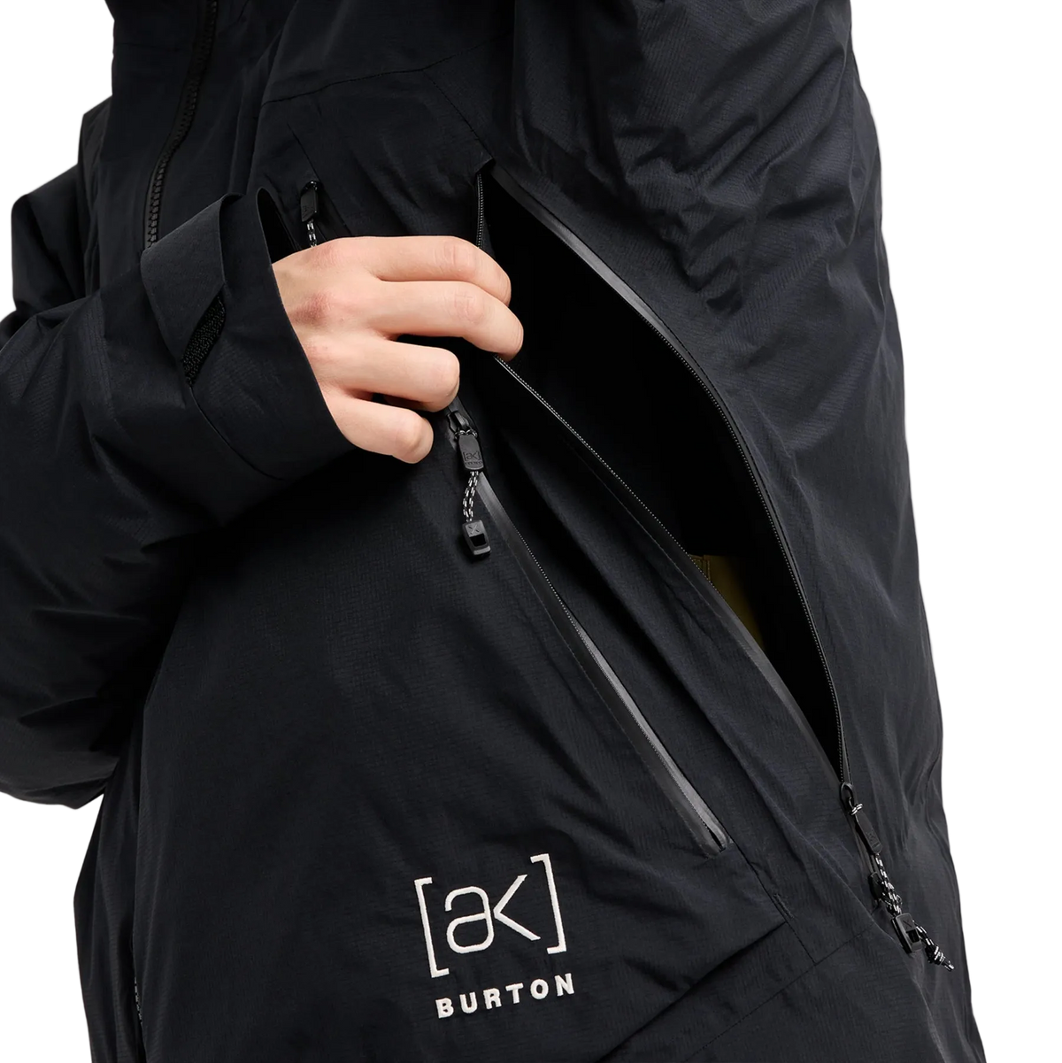 BURTON MEN'S [AK] SWASH DOWN INSULATED GORE-TEX 2L JACKET TRUE BLACK