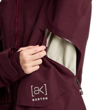 BURTON MEN'S [AK] SWASH SYNTHETIC INSULATED GORE-TEX 2L JACKET RUM RAISIN
