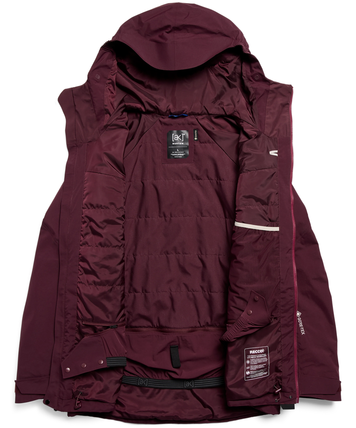 BURTON MEN'S [AK] SWASH SYNTHETIC INSULATED GORE-TEX 2L JACKET RUM RAISIN
