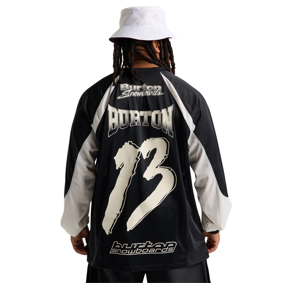ZEB POWELL BURTON LONG SLEEVE JERSEY TRUE BLACK