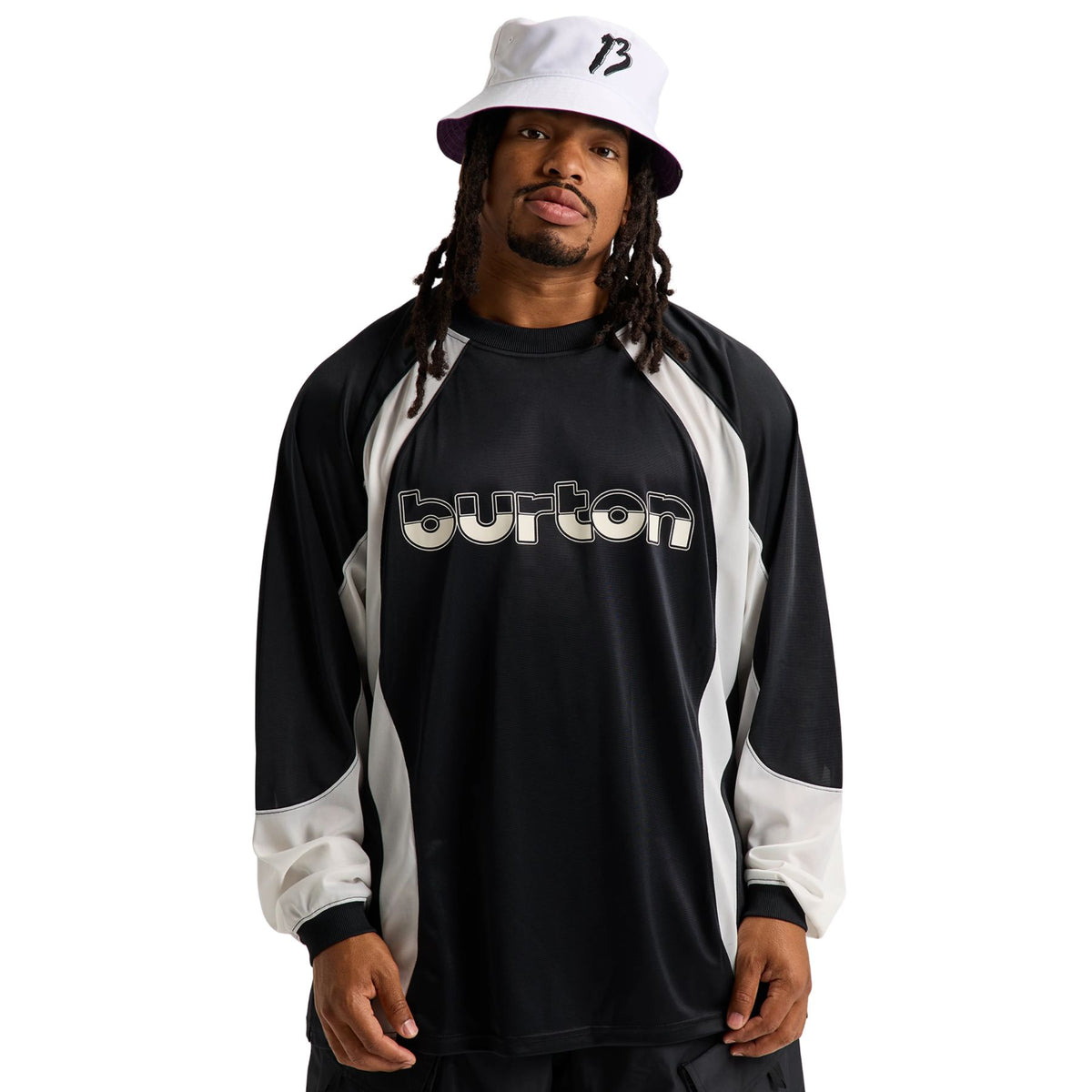 ZEB POWELL BURTON LONG SLEEVE JERSEY TRUE BLACK