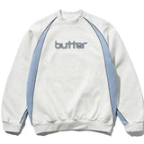 BUTTER GOODS MATCH CREWNECK ASH FELPA