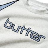 BUTTER GOODS MATCH CREWNECK ASH FELPA