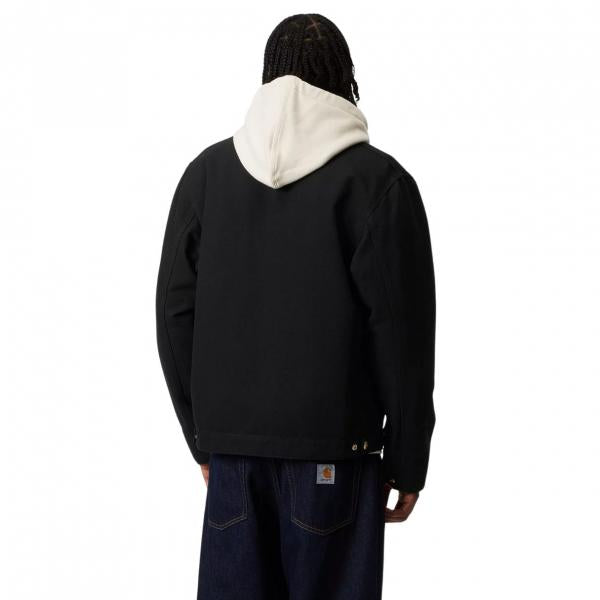 CARHARTT WIP DETROIT JACKET SUMMER  BLACK (RINSED)