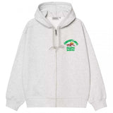 CARHARTT WIP HOODED PRONTO SWEAT JACKET ASH GREY