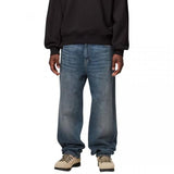 CARHARTT WIP AARON PANT BLUE (DARK USED WASHED)