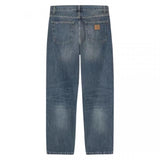 CARHARTT WIP AARON PANT BLUE (DARK USED WASHED)