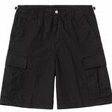CARHARTT WIP ALAN CARGO SHORT BLACK (GARMENT DYED)