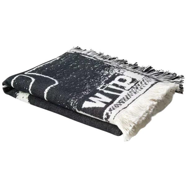 CARHARTT WIP LETTERPRESS BLANKET BLACK/WAX COPERTA