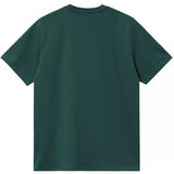 CARHARTT WIP S/S CHASE DARK FIR / GOLD T-SHIRT