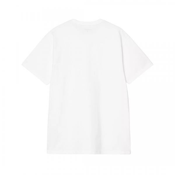 CARHARTT WIP S/S CHASE WHITE/GOLD T-SHIRT