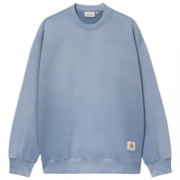 CARHARTT WIP HUDSON SWEATSHIRT SORRENT (CHALK WASH)