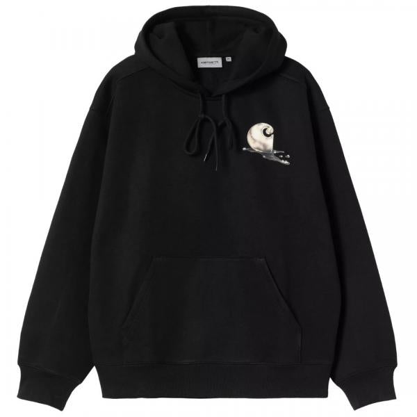 CARHARTT WIP HOODED JAKE GARCIA SWEATSHIRT BLACK