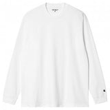 CARHARTT WIP L/S BASE WHITE/BLACK T-SHIRT