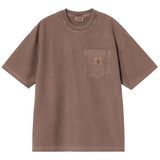CARHARTT WIP LOOSE POCKET T-SHIRT TOBACCO (GARMENT DYED)