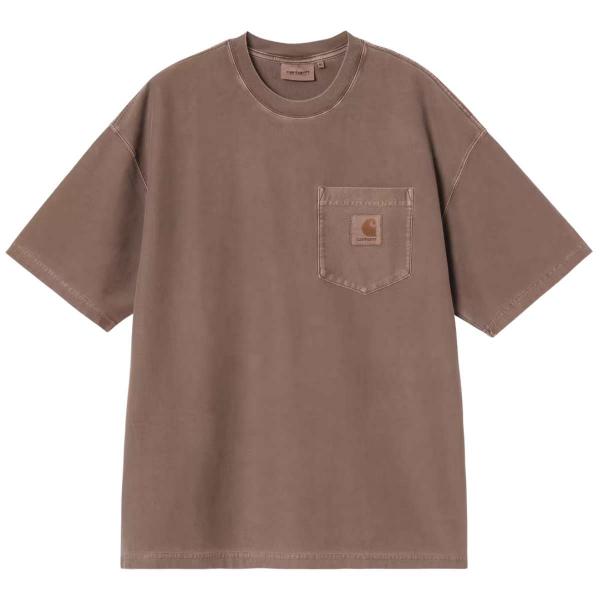 CARHARTT WIP LOOSE POCKET T-SHIRT TOBACCO (GARMENT DYED)