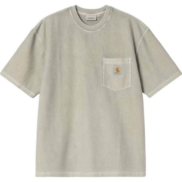 CARHARTT WIP LOOSE POCKET T-SHIRT SHADY GREEN (GARMENT DYED)