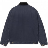 CARHARTT WIP OG DETROIT JACKET DARK NAVY/BLACK (STONE CANVAS)