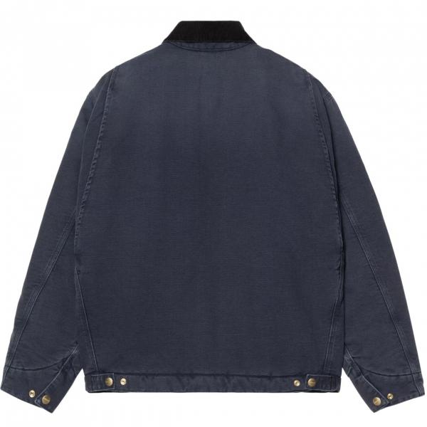 CARHARTT WIP OG DETROIT JACKET DARK NAVY/BLACK (STONE CANVAS)