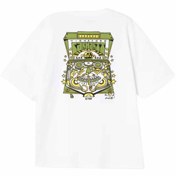 CARHARTT WIP S/S PINBALL WHITE T-SHIRT