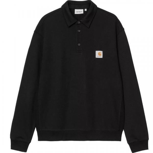 CARHARTT WIP POLO SWEAT BLACK