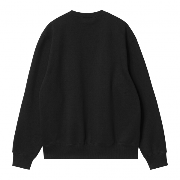 CARHARTT WIP SWEAT BLACK/BLACK FELPA