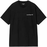 CARHARTT WIP S/S ARCHIVE SCRIPT BLACK T-SHIRT