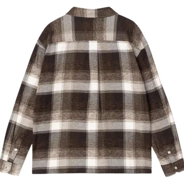 CARHARTT WIP ESTERSON SHIRT CHECK TOBACCO CAMICIA