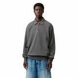 CARHARTT HARPER POLO BLACK (GARMENT DYED)