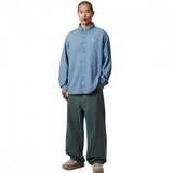 CARHARTT WIP L/S LUCAS SHIRT BLUE (BLEACHED)