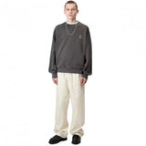 CARHARTT WIP NELSON SWEATSHIRT GRAPHITE (GARMENT DYED)