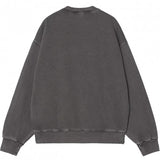 CARHARTT WIP NELSON SWEATSHIRT GRAPHITE (GARMENT DYED)
