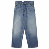 CARHARTT WIP OG DOUBLE KNEE BLUE PANT (GRIND WASHED)