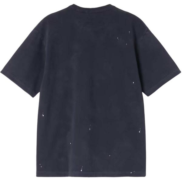 CARHARTT WIP S/S PAINTER DARK NAVY T-SHIRT (DESTROY WASH SPLATTER)