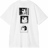 CARHARTT WIP S/S CAPS WHITE T-SHIRT